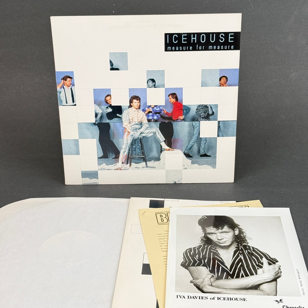 Icehouse Measure for Measure PROMO Vinyl Record Album 1986 Chrysalis - MINT